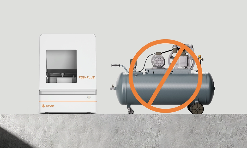 P53 PLUS 5-Axis Air-Free Dental Milling Machine | UP3D