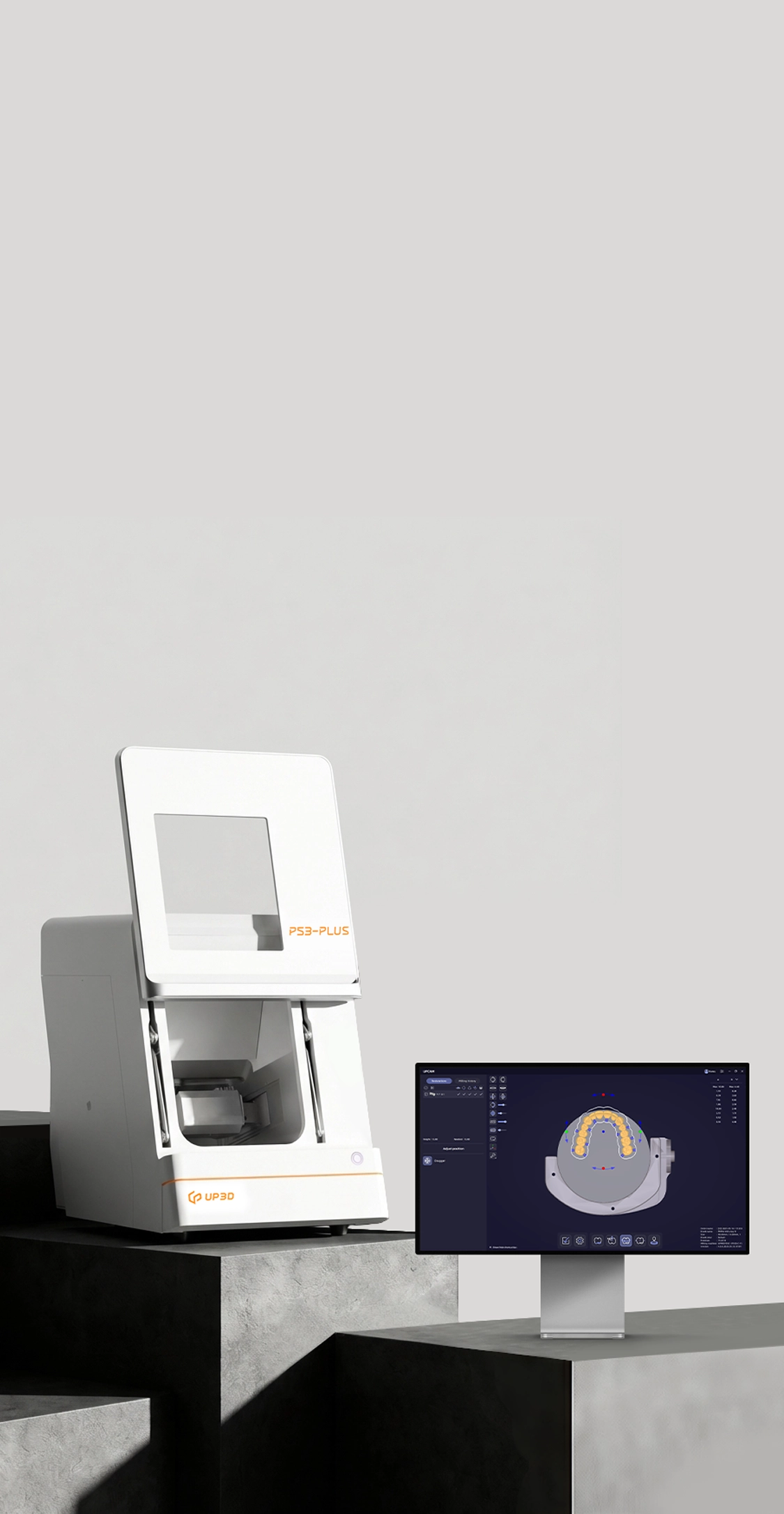 ON様【P5】 P53 PLUS 5-Axis Air-Free Dental Milling Machine | UP3D
