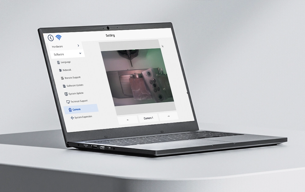 UP3D P42 PLUS dental milling machine with built-in camera for real-time monitoring